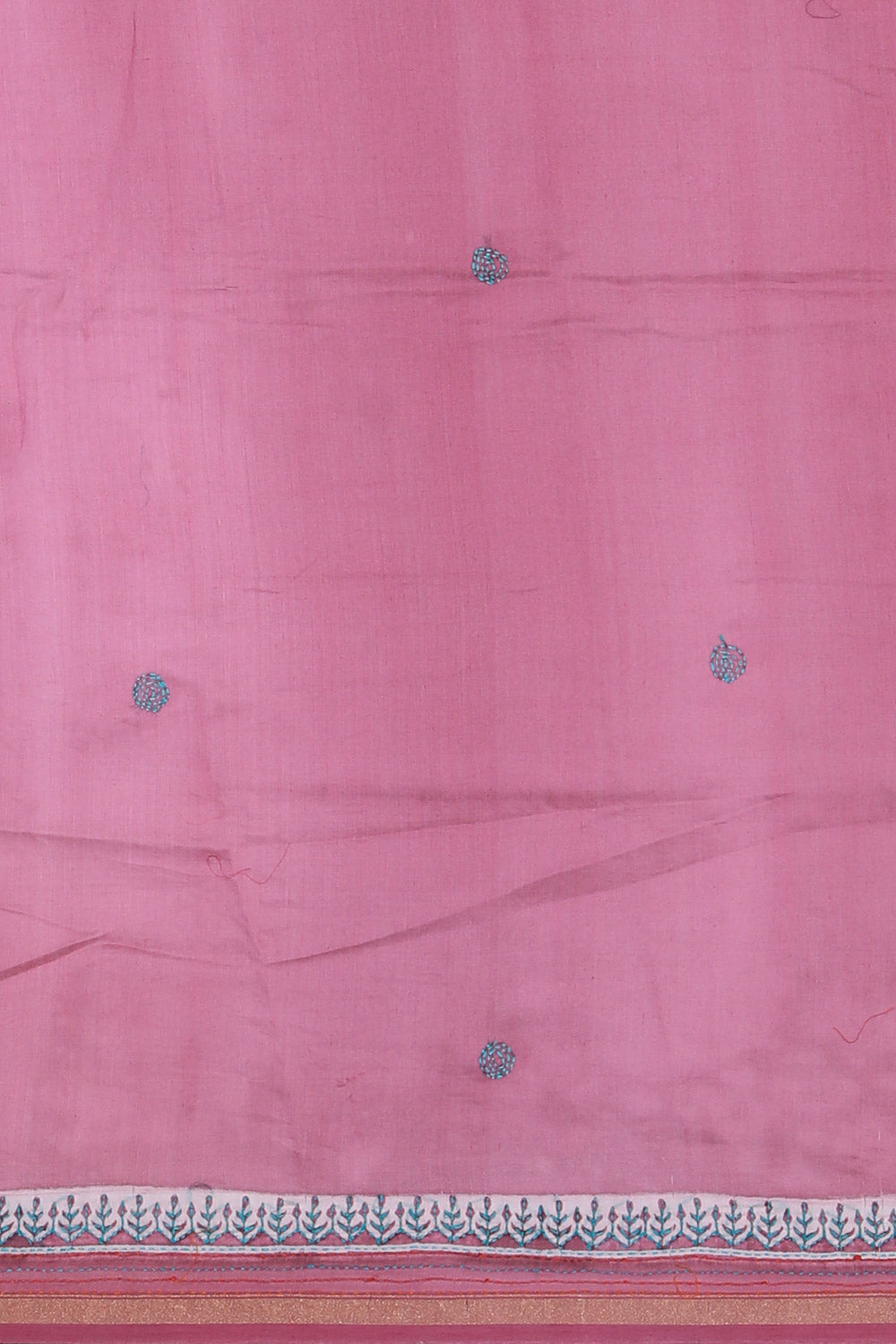 Image of Maheshwari Kantha Stitch Saree